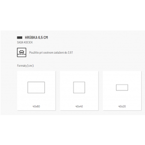 FORUM hr.6,5cm - svetlosivý porfýr /RUSTICAL ® MELANGE/